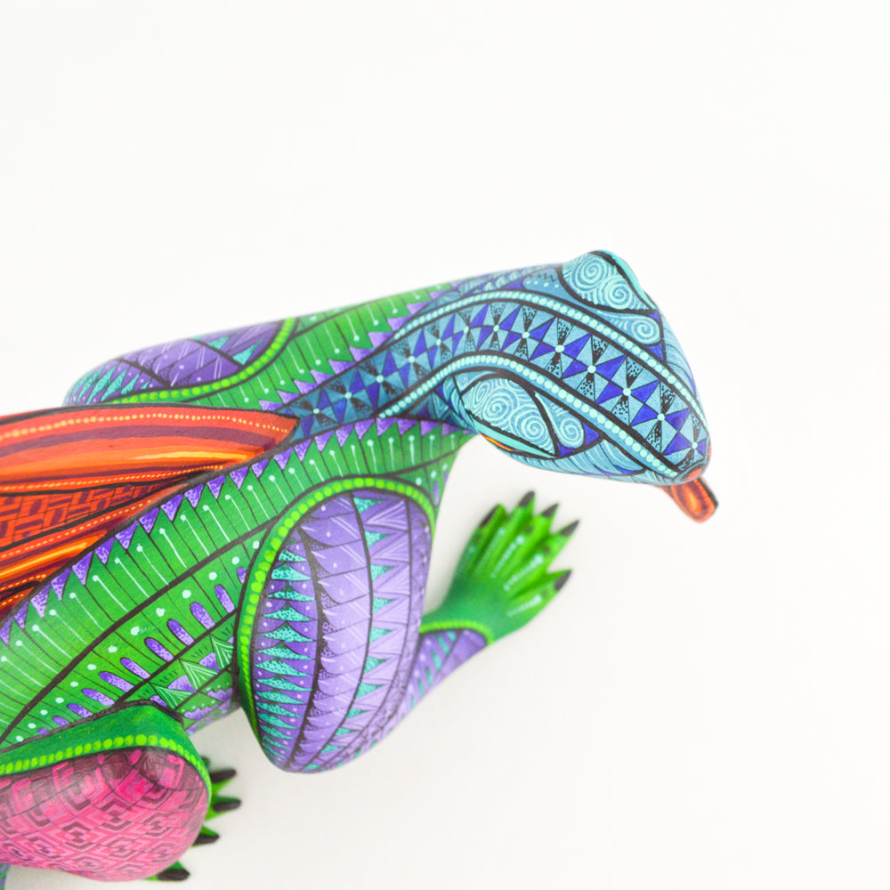 Iguana Alebrije For Sale Oaxacan Wood Carving - magiamexica.com