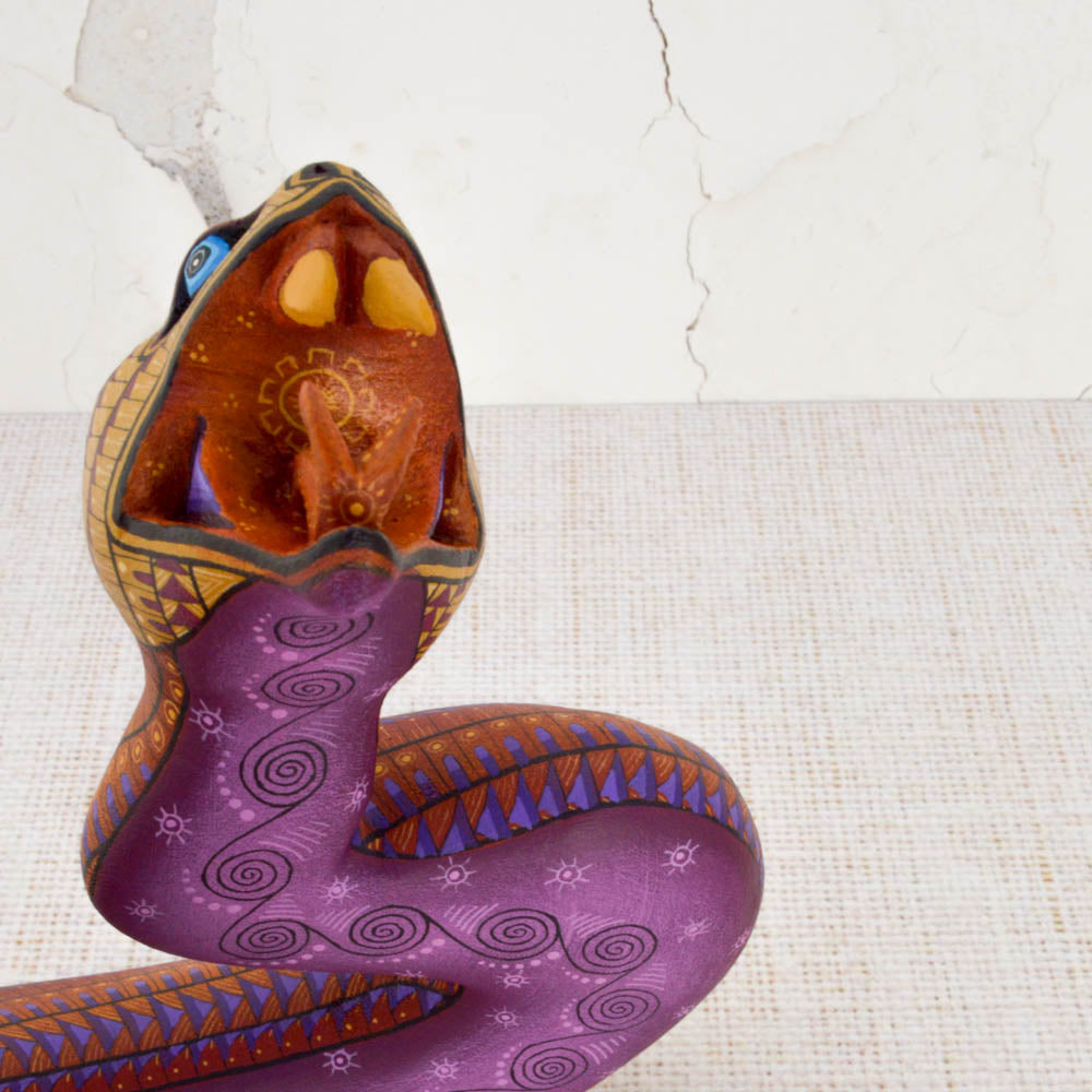 Snake Alebrije Oaxacan Wood Carving