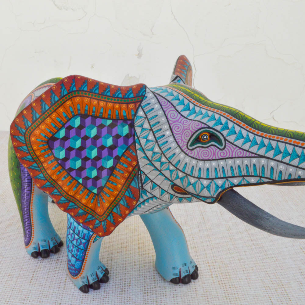 Elephant Alebrije Oaxacan Wood Carving