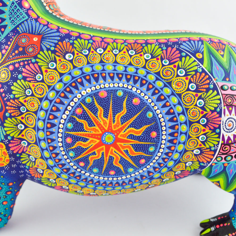 Hippo Alebrije Oaxacan Wood Carving - magiamexica.com