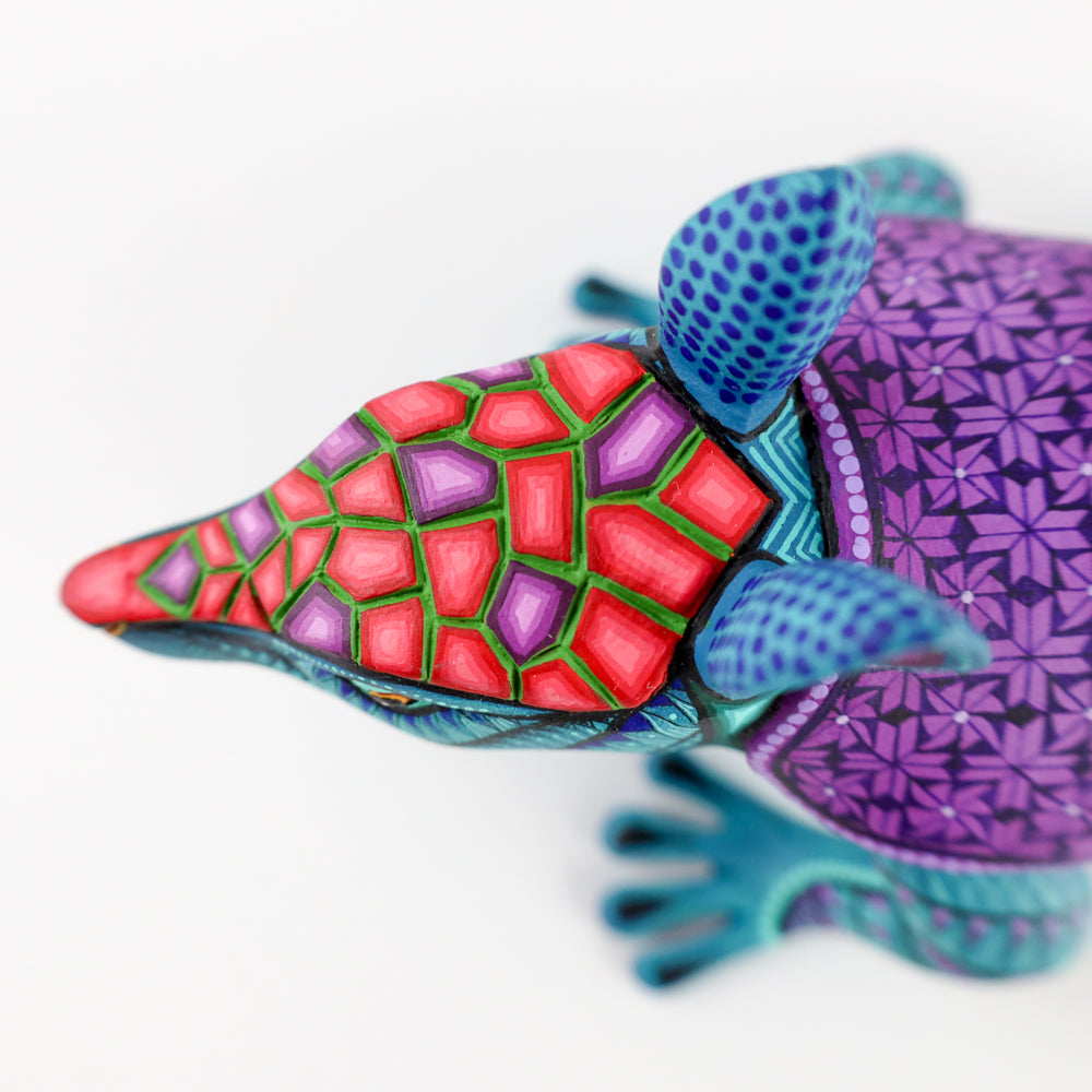 Armadillo Alebrije | Oaxacan Wood Carving | Magia Mexica