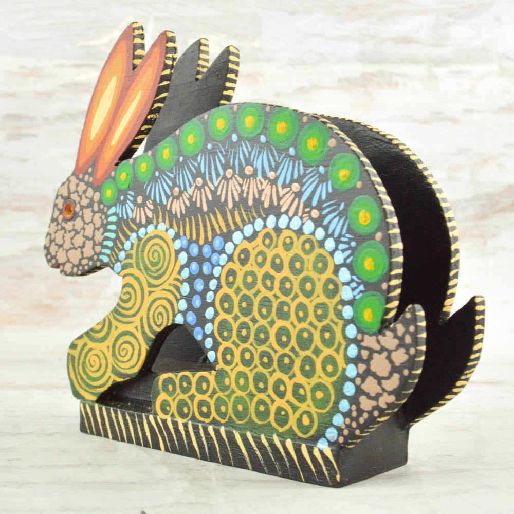 Rabbit Napkin Holder - Alebrije Huichol Mexican Folk art magiamexica.com