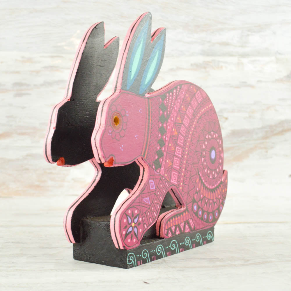 Rabbit Napkin Holder - Alebrije Huichol Mexican Folk art magiamexica.com