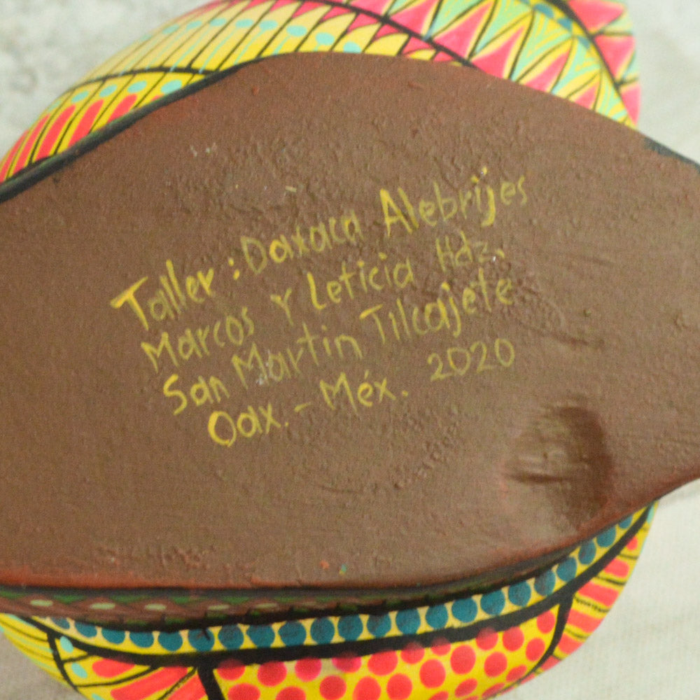 Snail Alebrije Oaxacan Wood Carving - Alebrije Huichol Mexican Folk art magiamexica.com