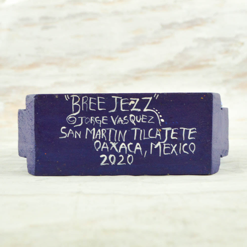 Flower Napkin Holder - Alebrije Huichol Mexican Folk art magiamexica.com