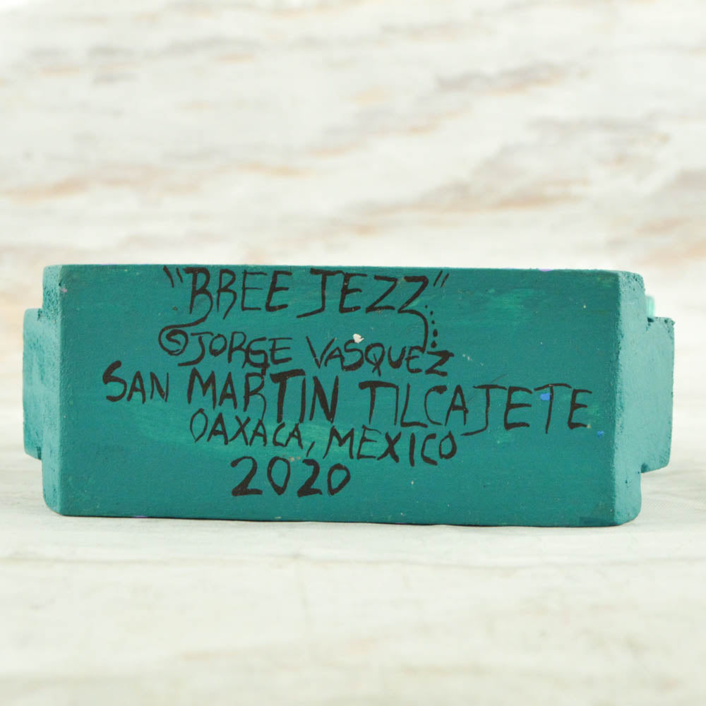 Flower Napkin Holder - Alebrije Huichol Mexican Folk art magiamexica.com