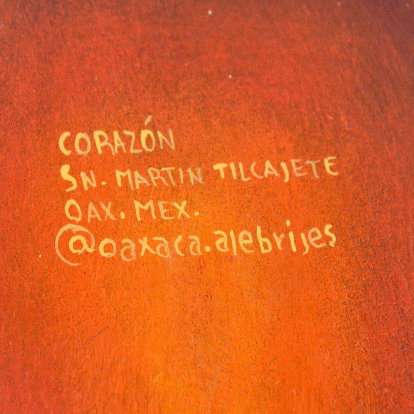 Heart Alebrije Oaxacan Wood Carving - Alebrije Huichol Mexican Folk art magiamexica.com