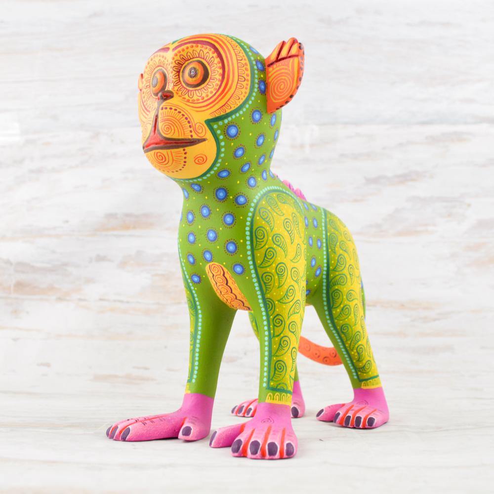 Alebrije Oaxacan Wood Carving Monkey - Magia Mexica