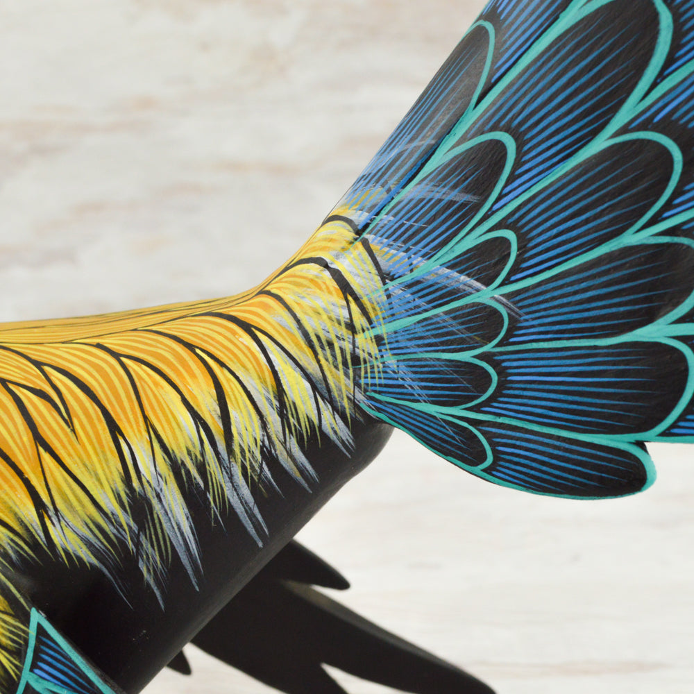 Rooster Alebrije Wood Carving - magiamexica.com