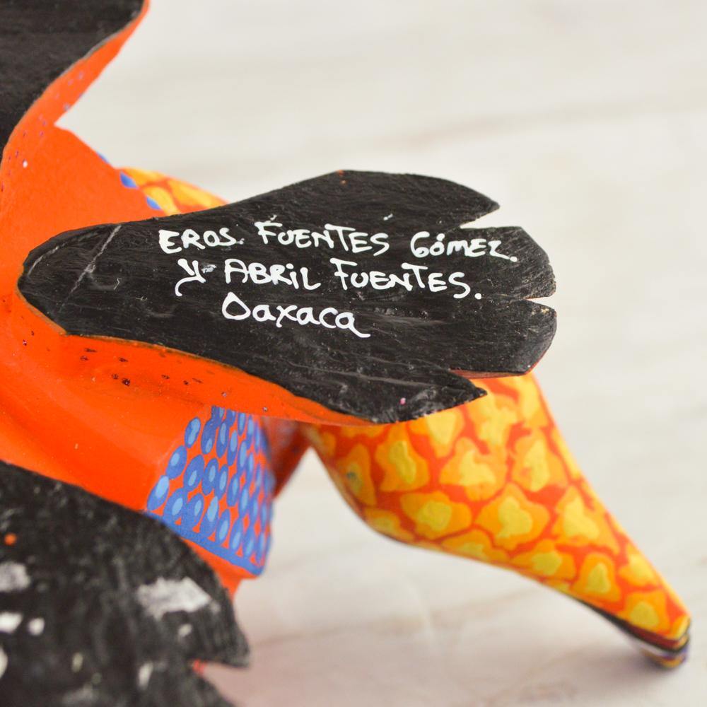 Alebrije Oaxacan Wood Carving Armadillo - Magia Mexica