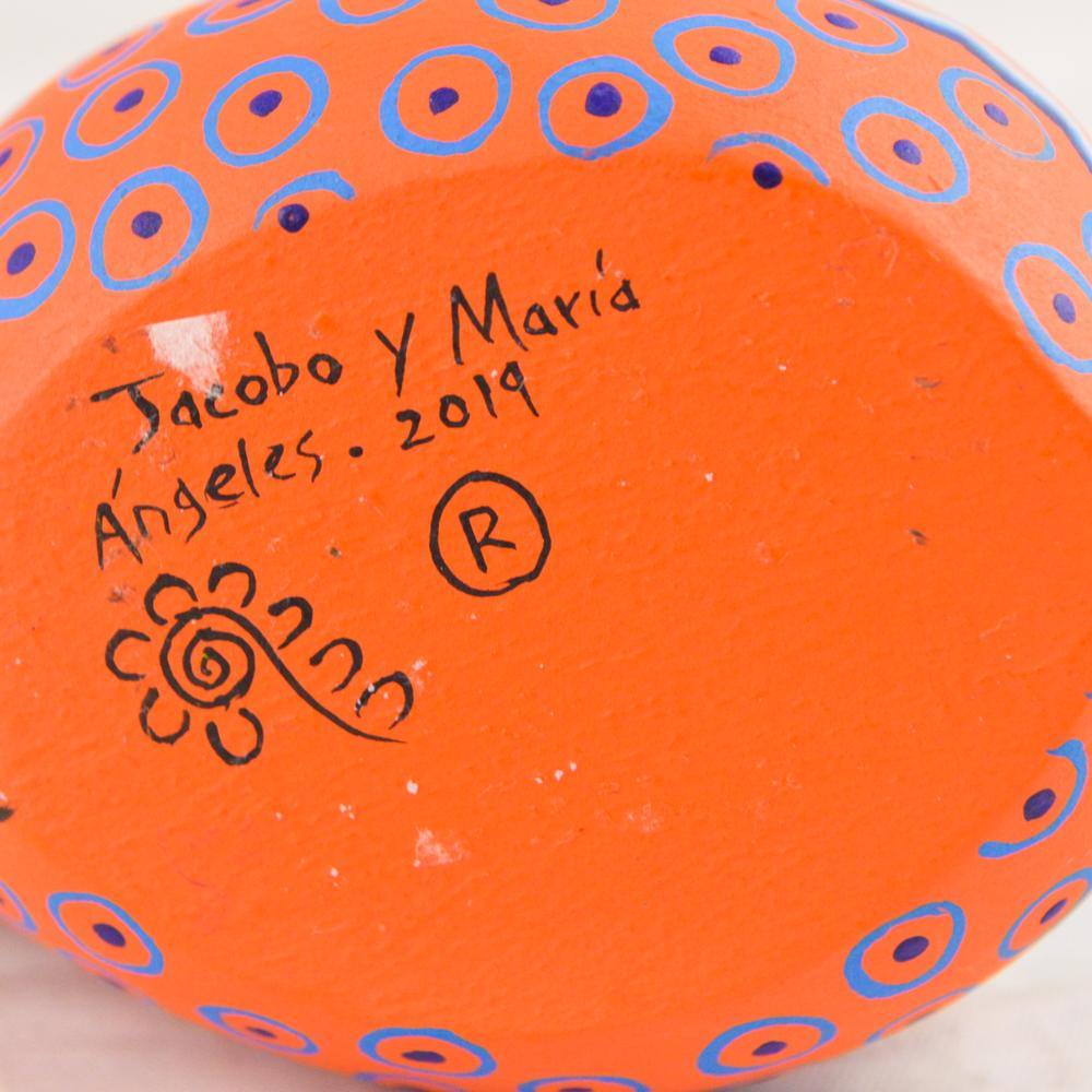 Alebrije Oaxacan Wood Carving Hedgehog- Magia Mexica