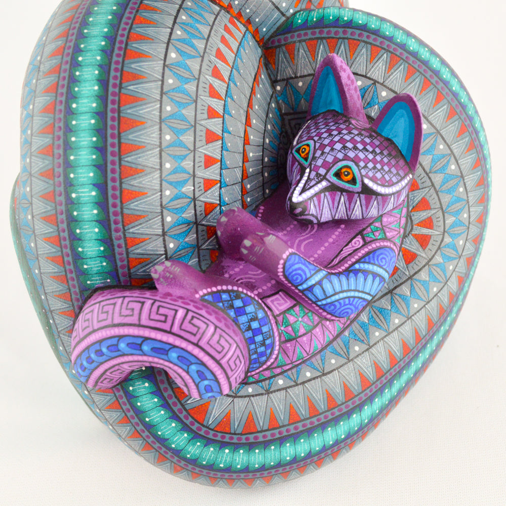 Fox Alebrije Oaxaca Wood Carving - magiamexica.com