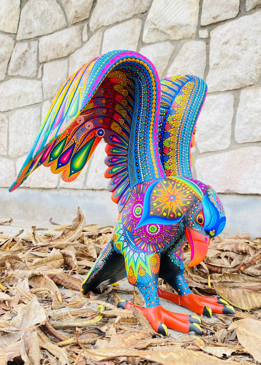 Eagle Alebrije Oaxacan Wood Carving - magiamexica.com