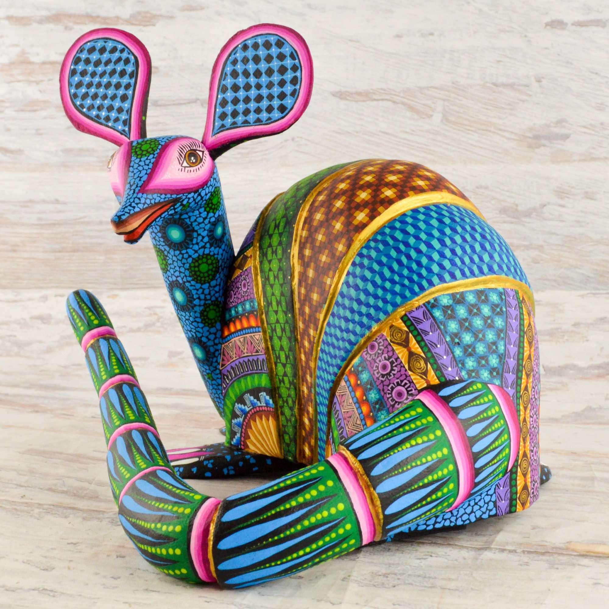 Alebrije Armadillo | Mexican Wood Carving | Magiamexica Alebrije Armadillo | Mexican Wood Carving | Magiamexica