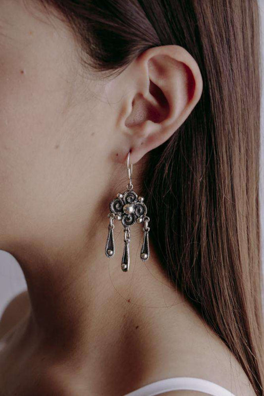 Earrings Duchess - Alebrije Huichol Mexican Folk art magiamexica.com