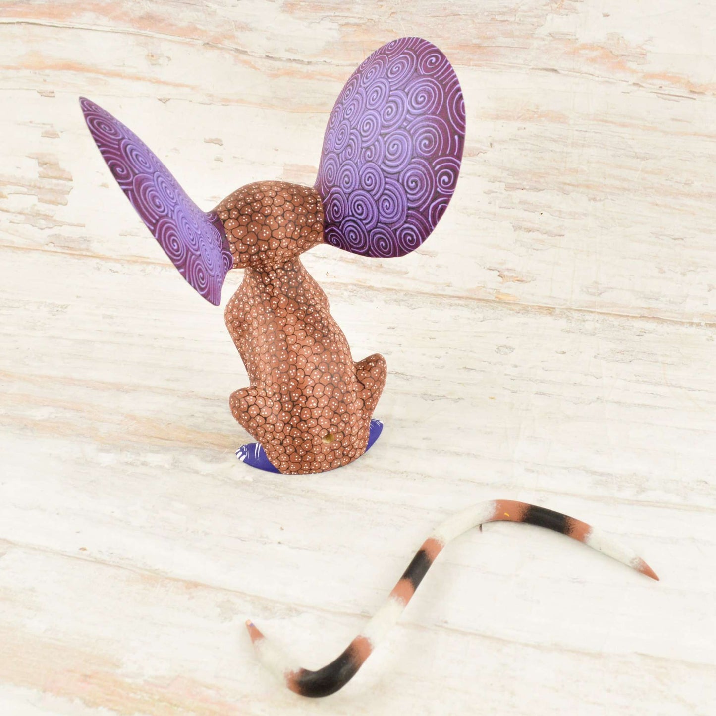 Mouse Alebrije Oaxacan Wood Carving - Alebrije Huichol Mexican Folk art magiamexica.com