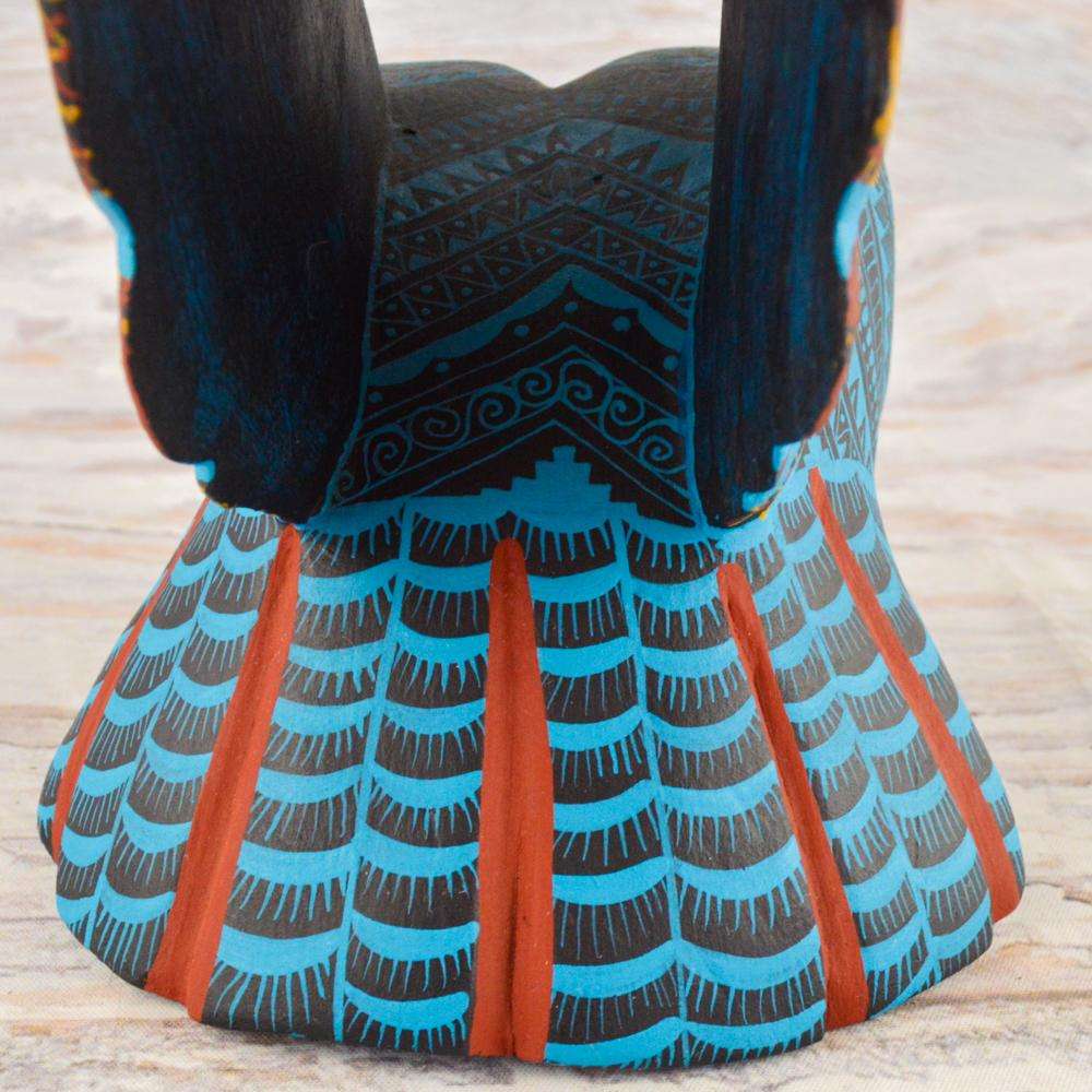 Owl Alebrije Wood Carving - Alebrije Huichol Mexican Folk art magiamexica.com