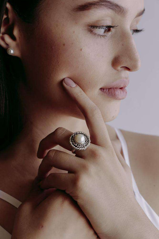 Ring Pearl - Alebrije Huichol Mexican Folk art magiamexica.com