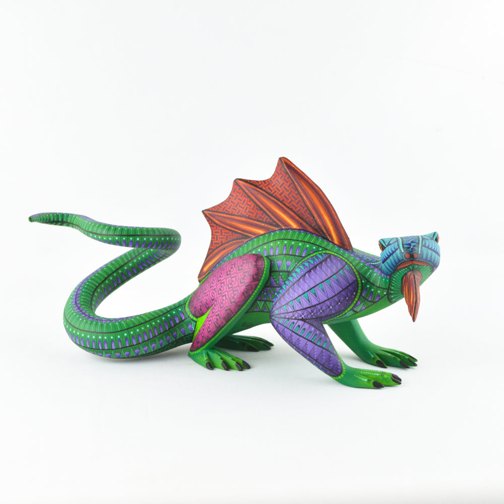 Iguana Alebrije For Sale Oaxacan Wood Carving - magiamexica.com