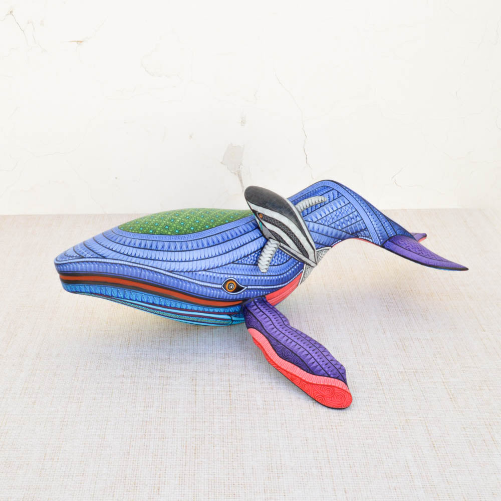 Whale Alebrije Oaxacan Wood Carving