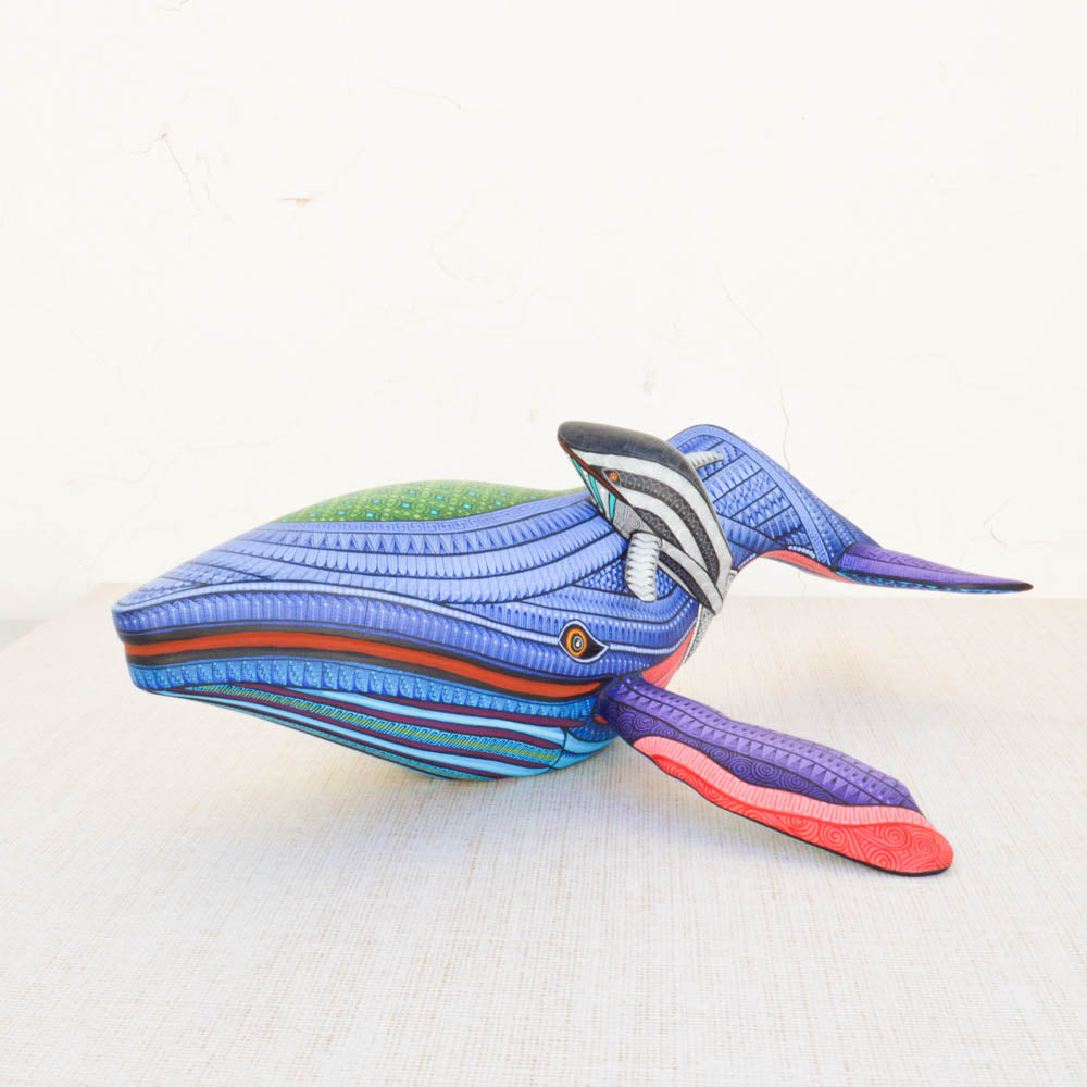 Whale Alebrije Oaxacan Wood Carving