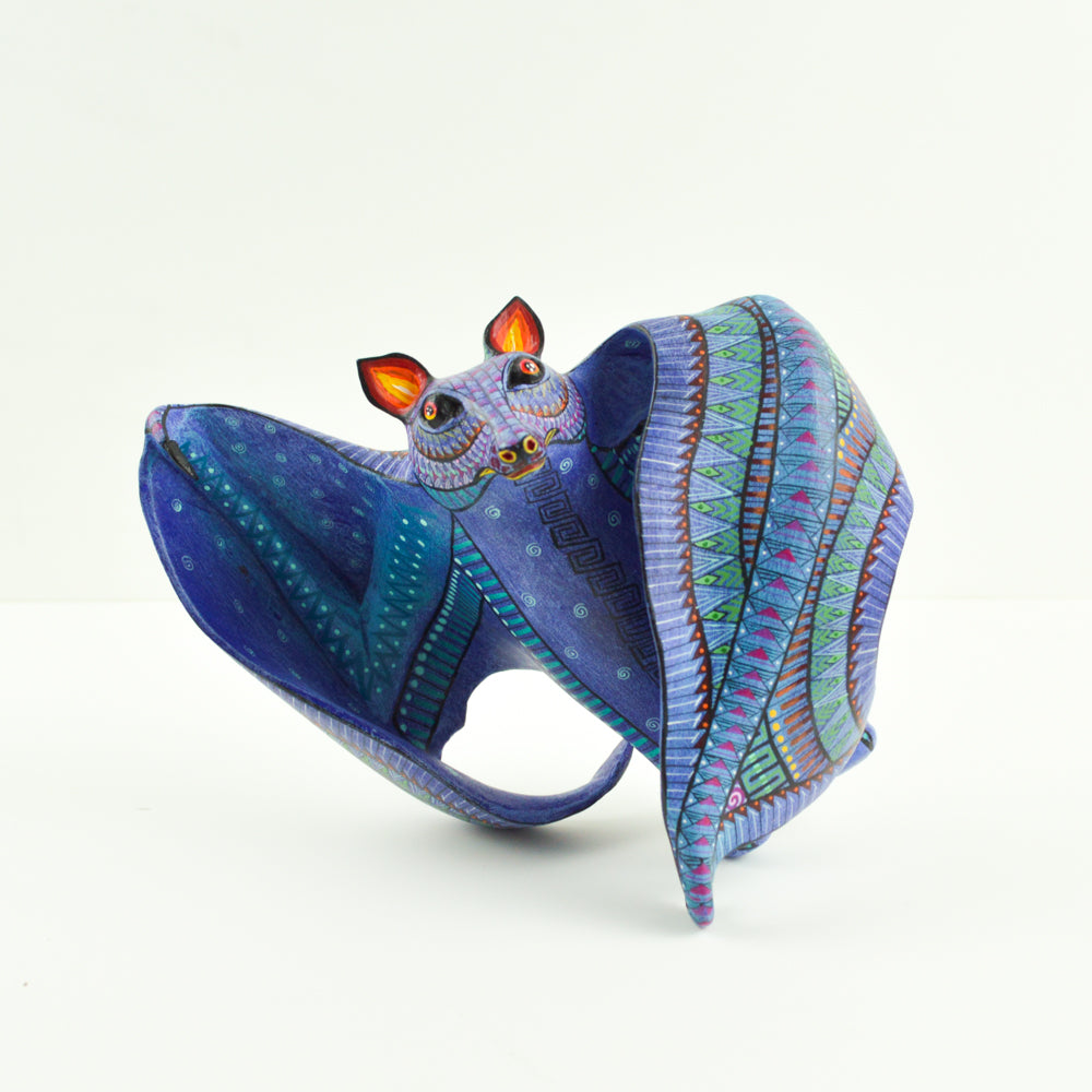 Bat Alebrije Oaxacan Wood Carving