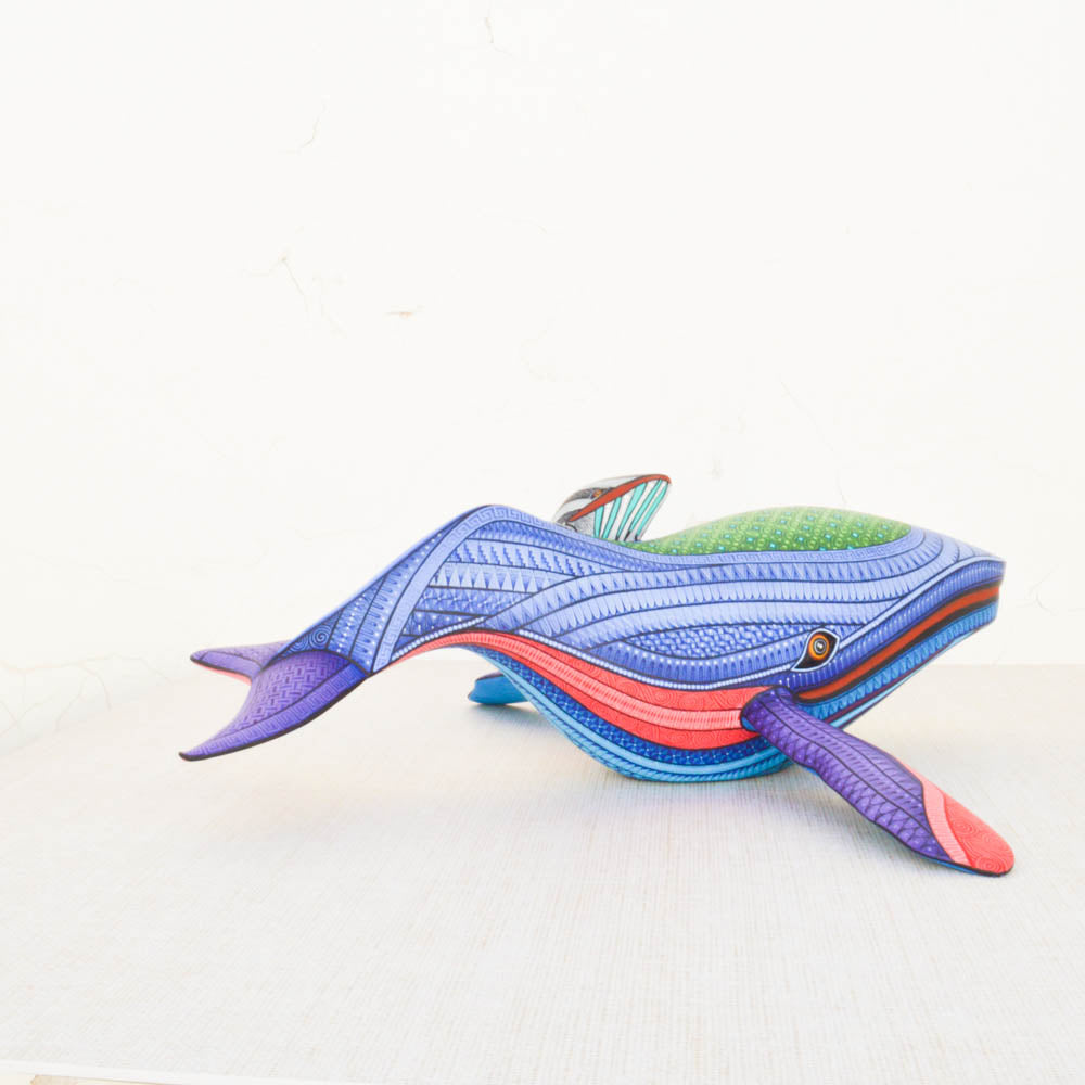Whale Alebrije Oaxacan Wood Carving
