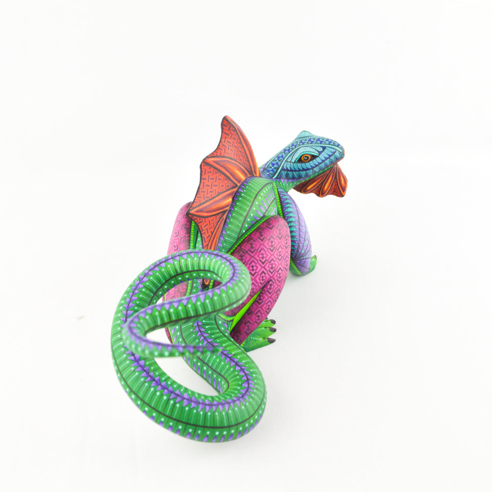 Iguana Alebrije For Sale Oaxacan Wood Carving - magiamexica.com