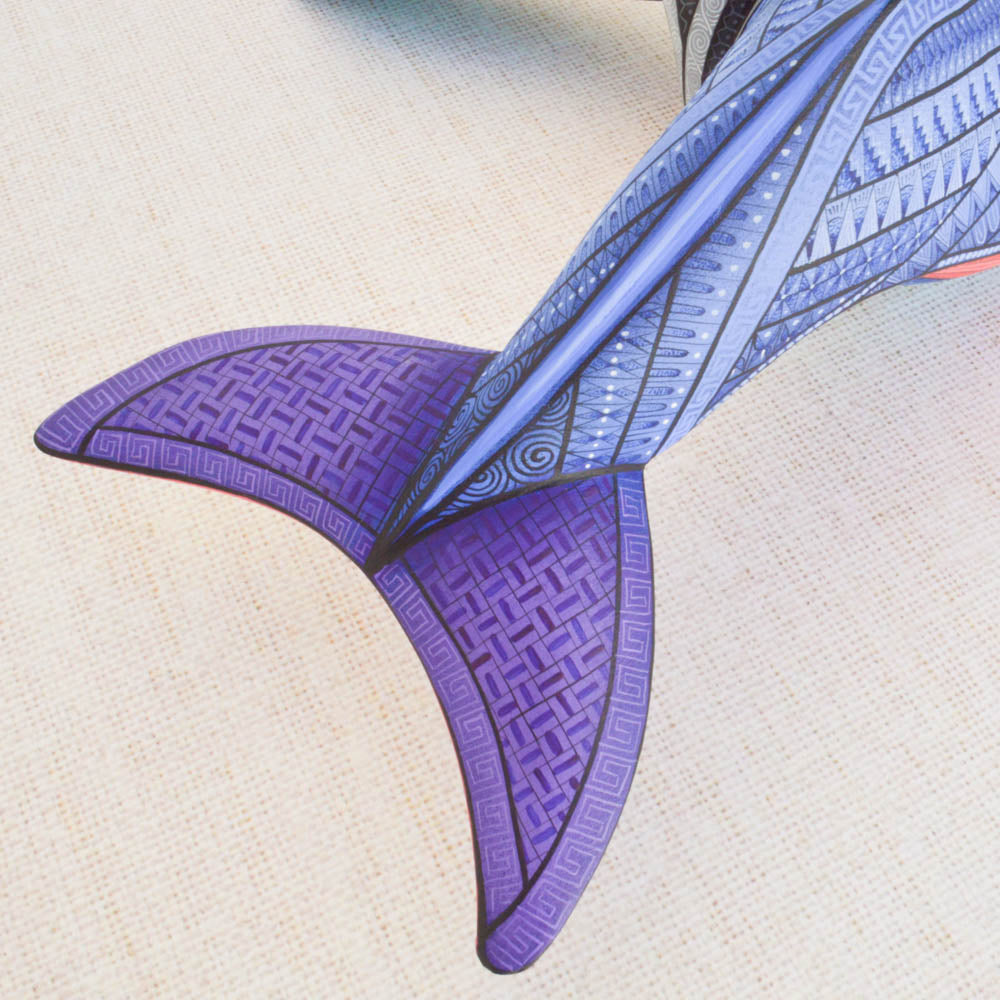Whale Alebrije Oaxacan Wood Carving