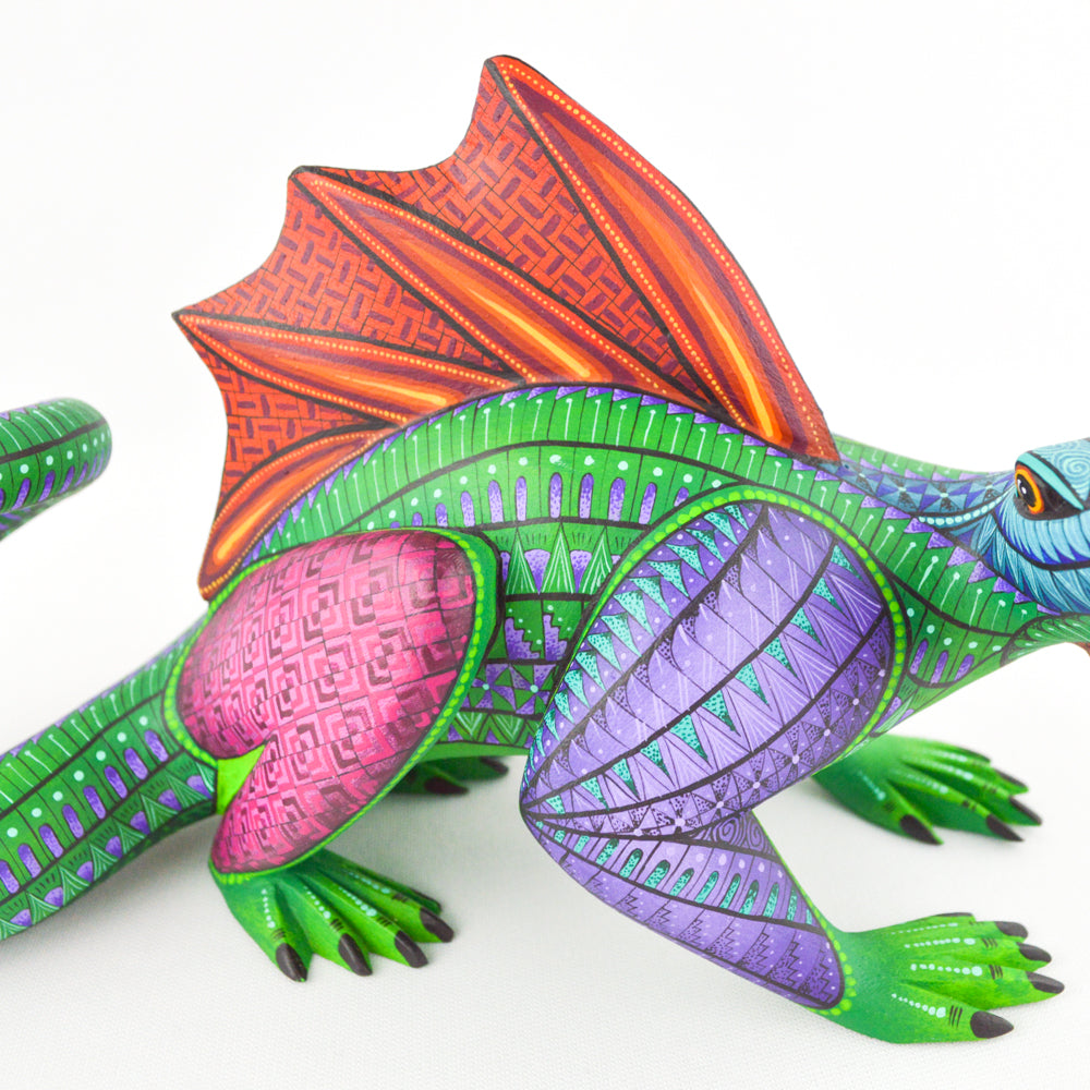 Iguana Alebrije For Sale Oaxacan Wood Carving - magiamexica.com