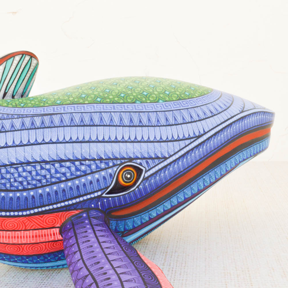 Whale Alebrije Oaxacan Wood Carving