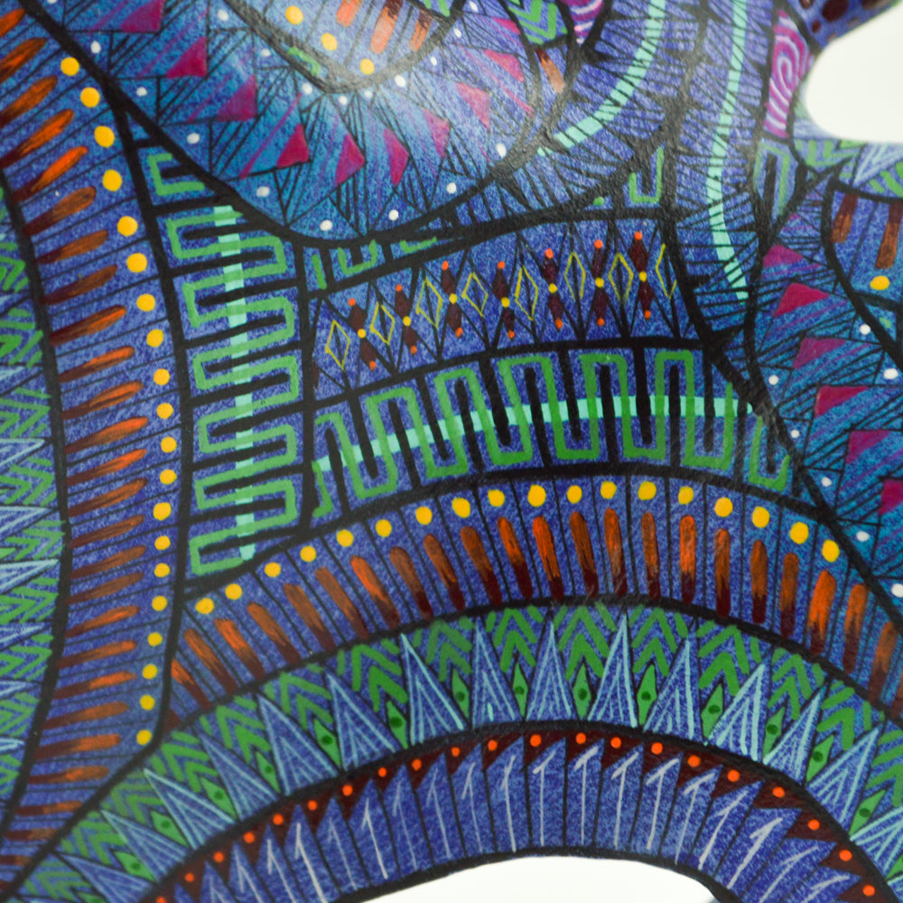 Bat Alebrije Oaxacan Wood Carving