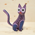 Alebrije Cat Oaxacan Wood Carving - magiamexica.com