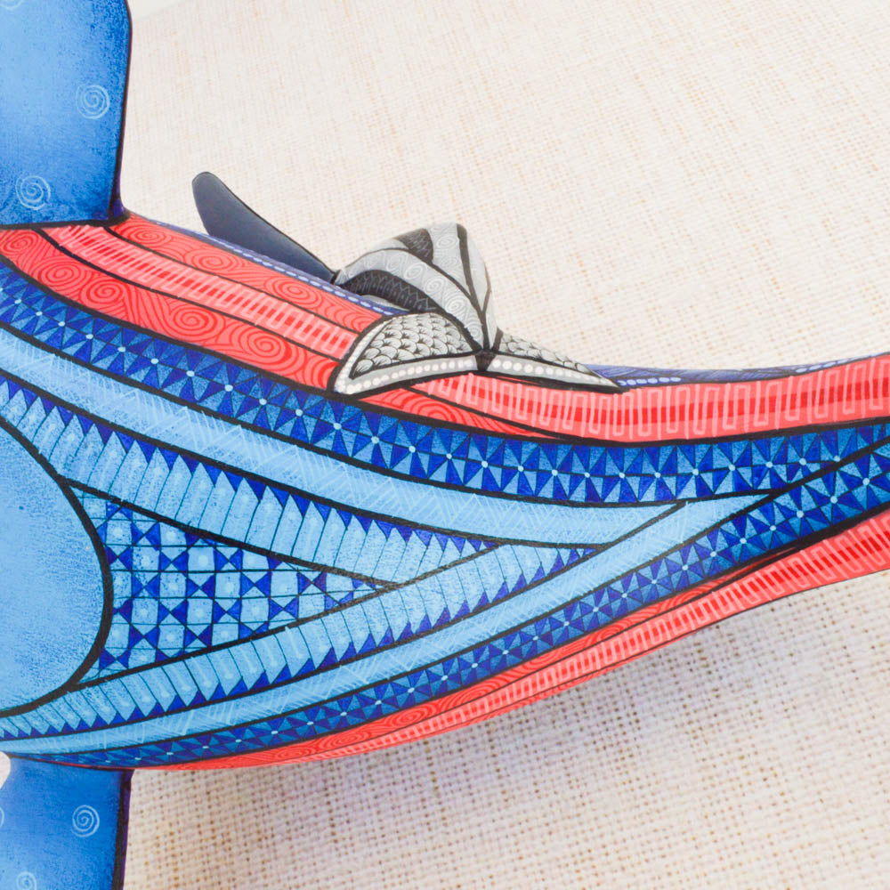 Whale Alebrije Oaxacan Wood Carving