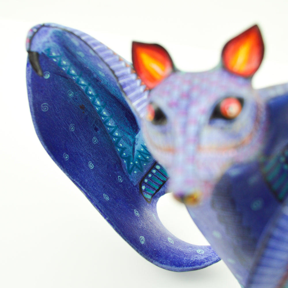Bat Alebrije Oaxacan Wood Carving