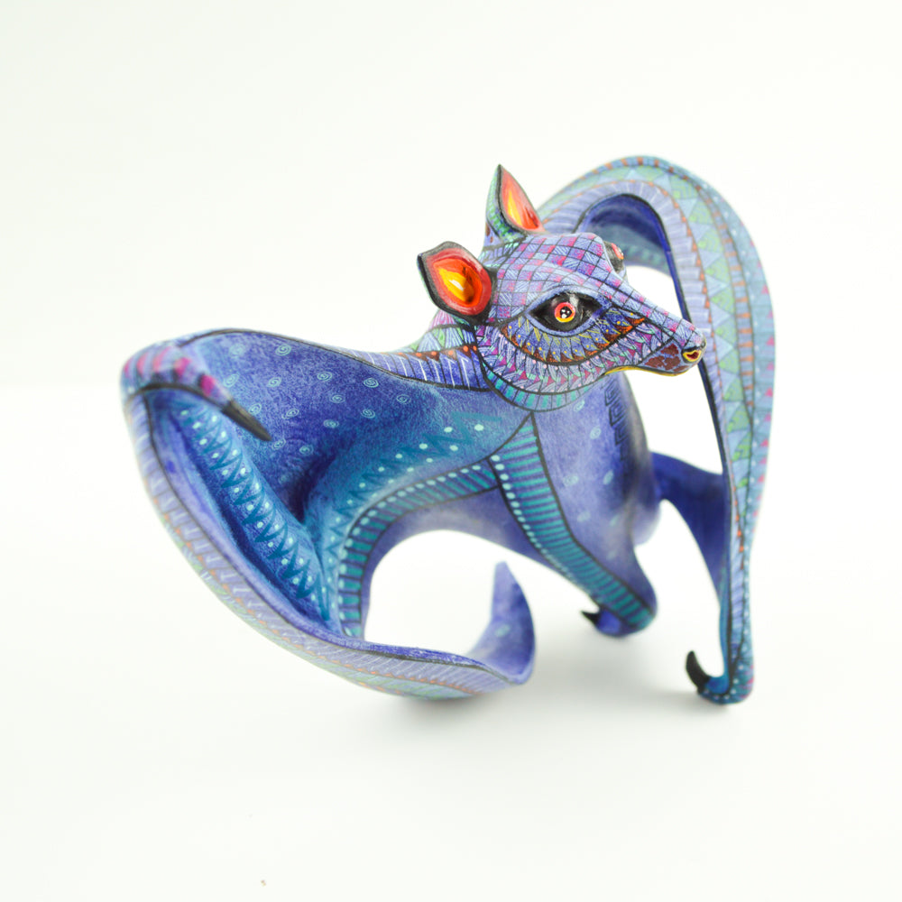 Bat Alebrije Oaxacan Wood Carving