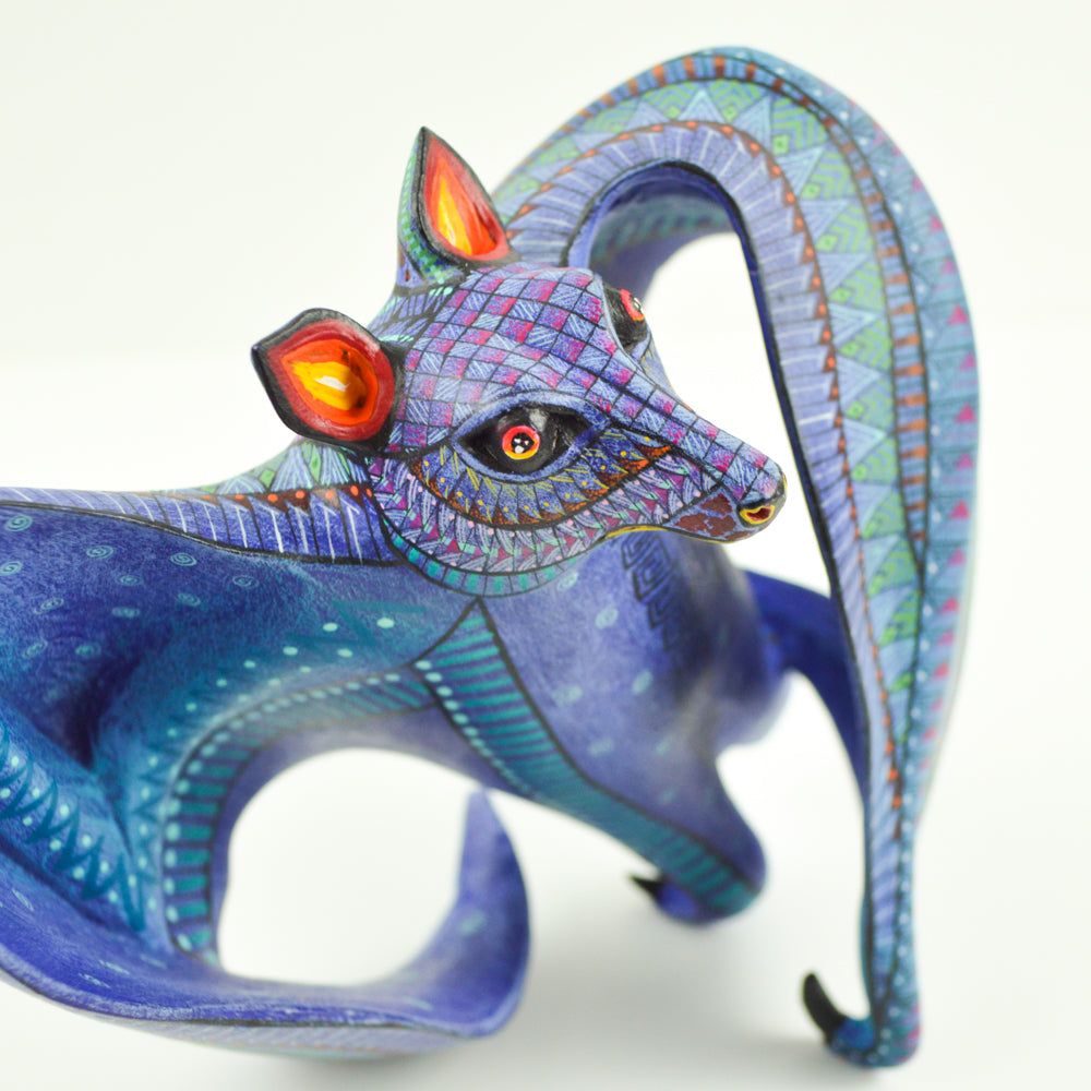 Bat Alebrije Oaxacan Wood Carving