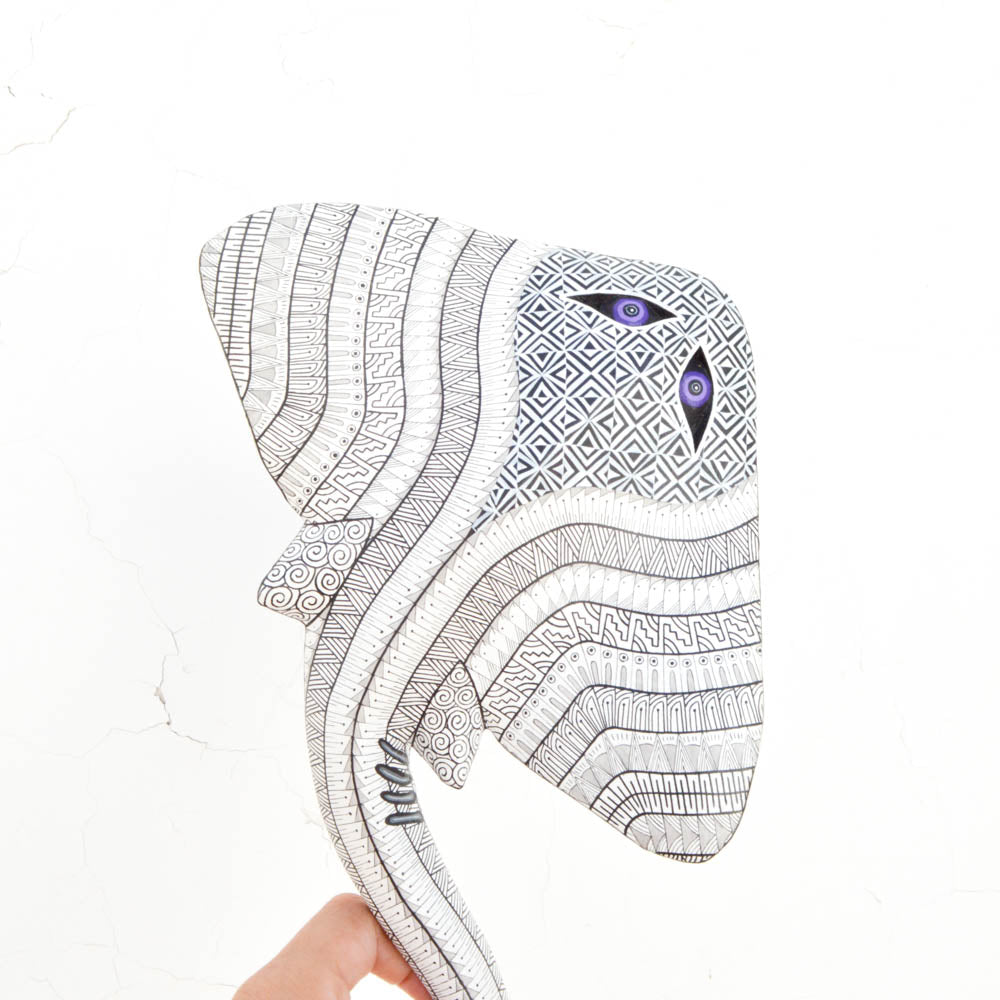 Stingray Alebrije Oaxacan Wood Carving