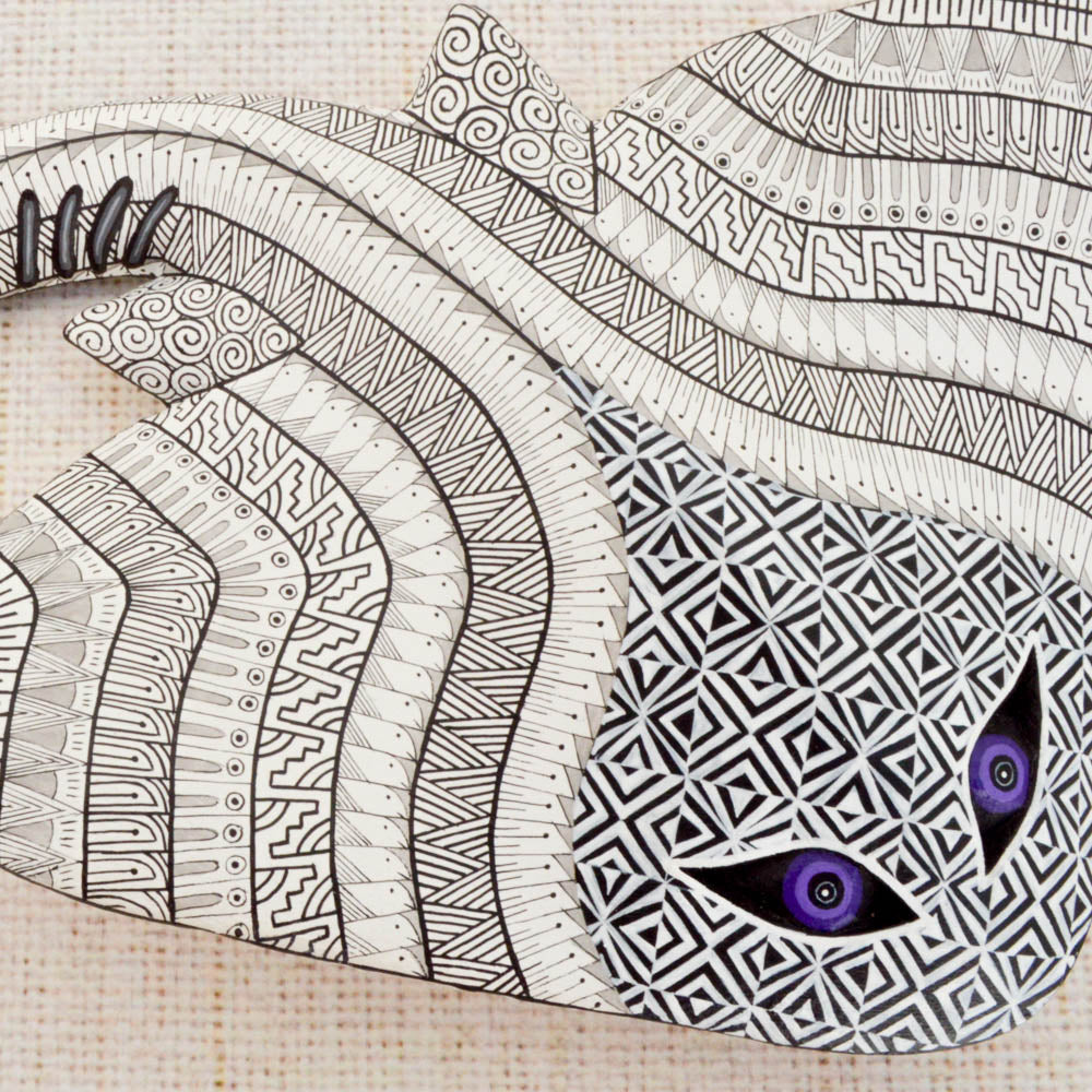 Stingray Alebrije Oaxacan Wood Carving