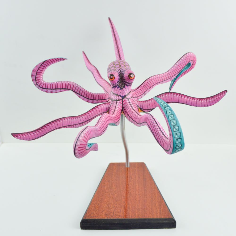 Octopus Alebrije Oaxacan Wood Carving