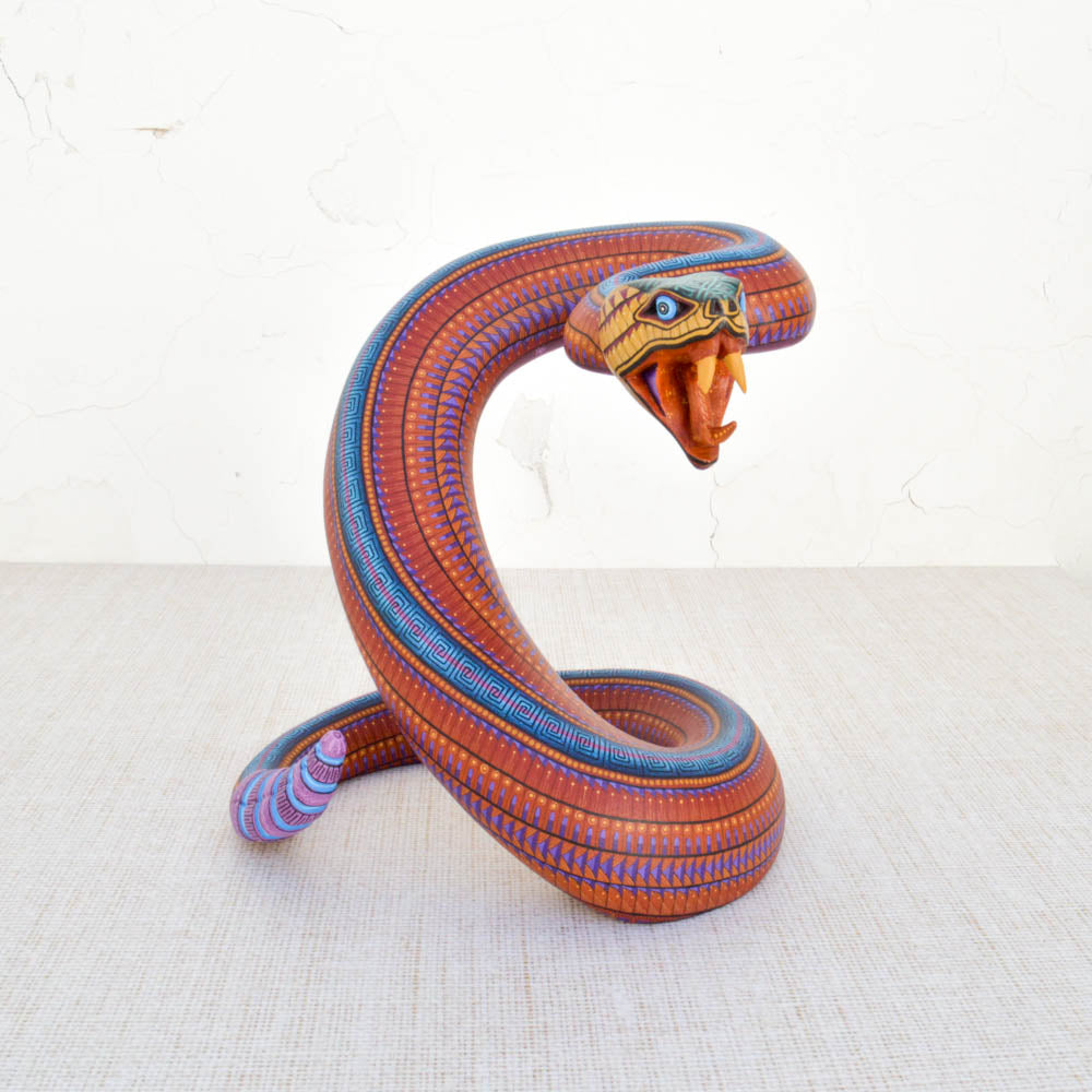 Snake Alebrije Oaxacan Wood Carving