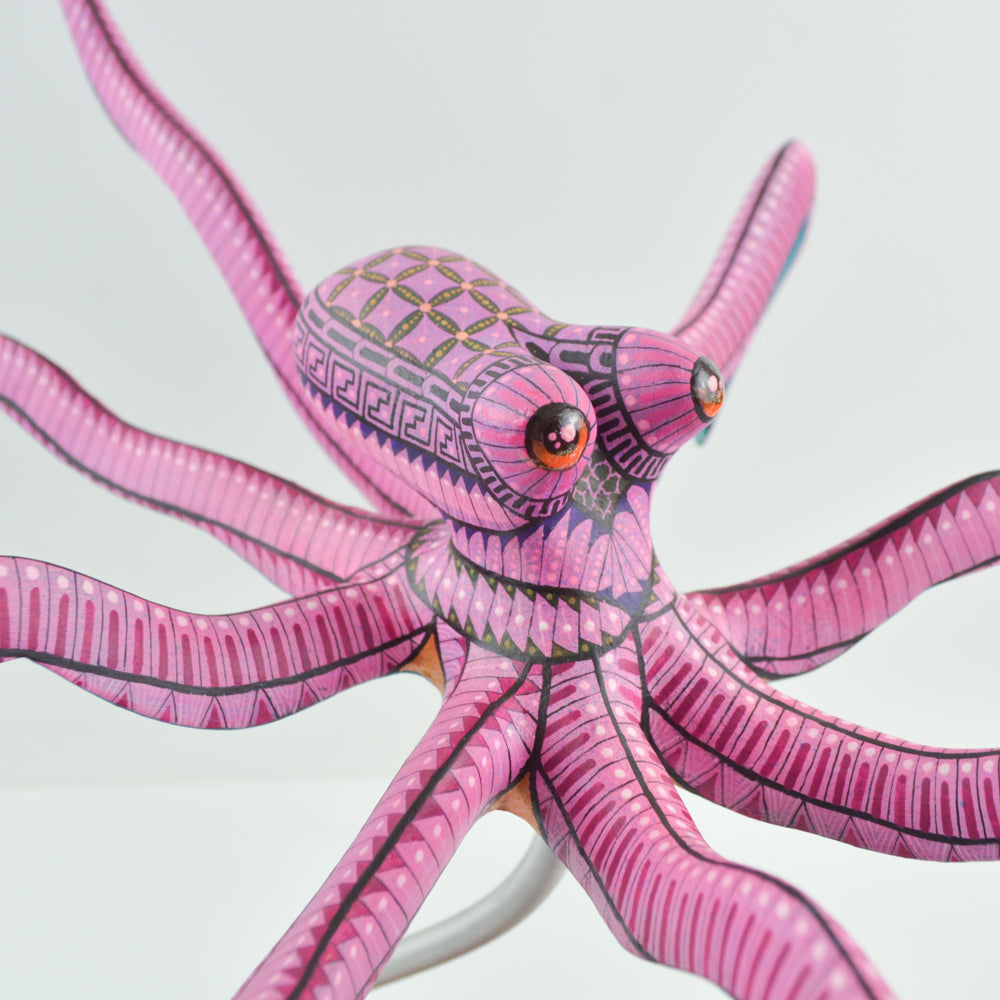 Octopus Alebrije Oaxacan Wood Carving