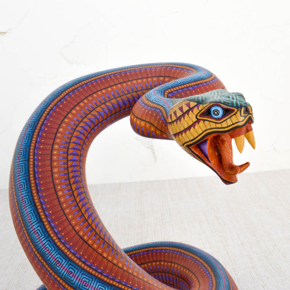 Snake Alebrije Oaxacan Wood Carving
