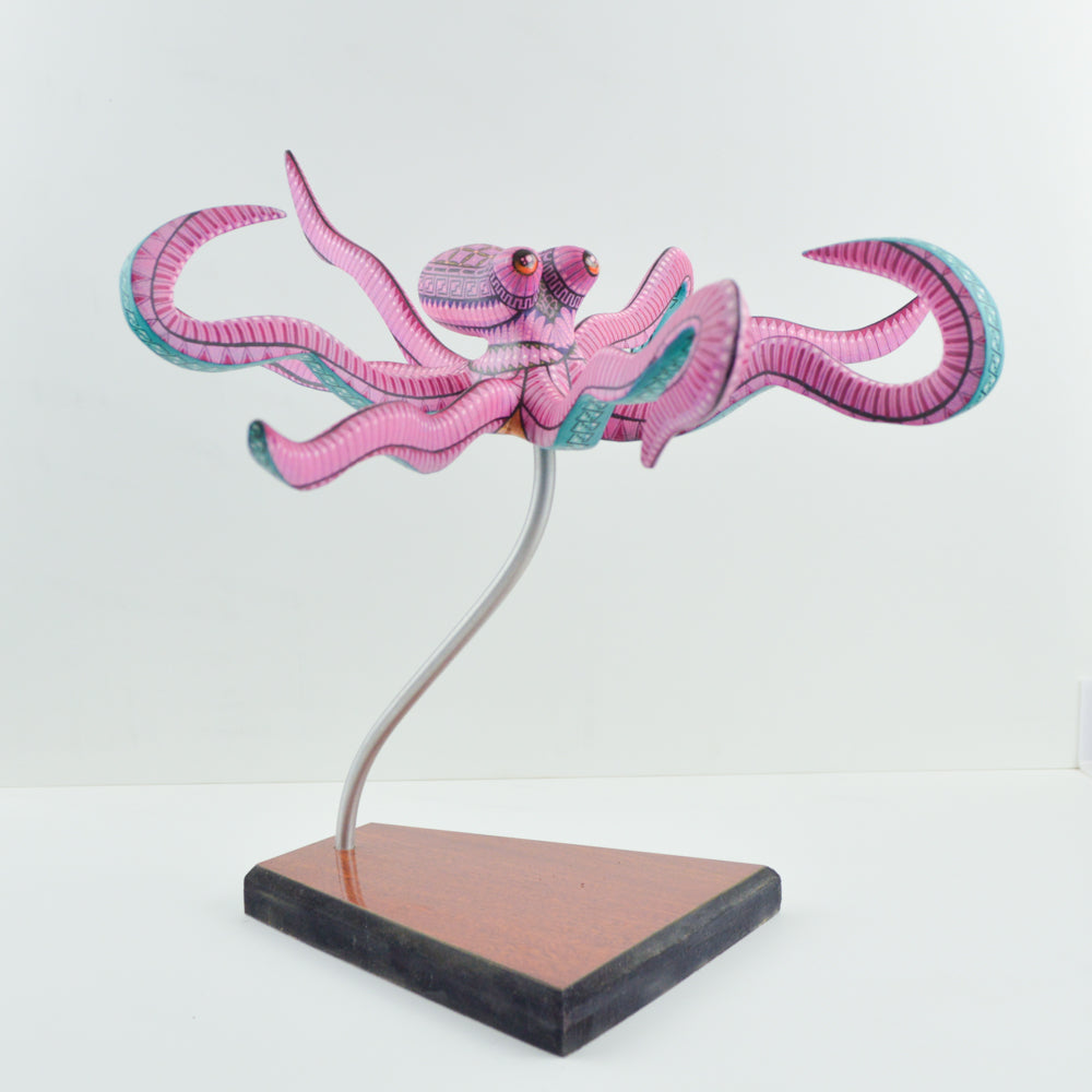 Octopus Alebrije Oaxacan Wood Carving