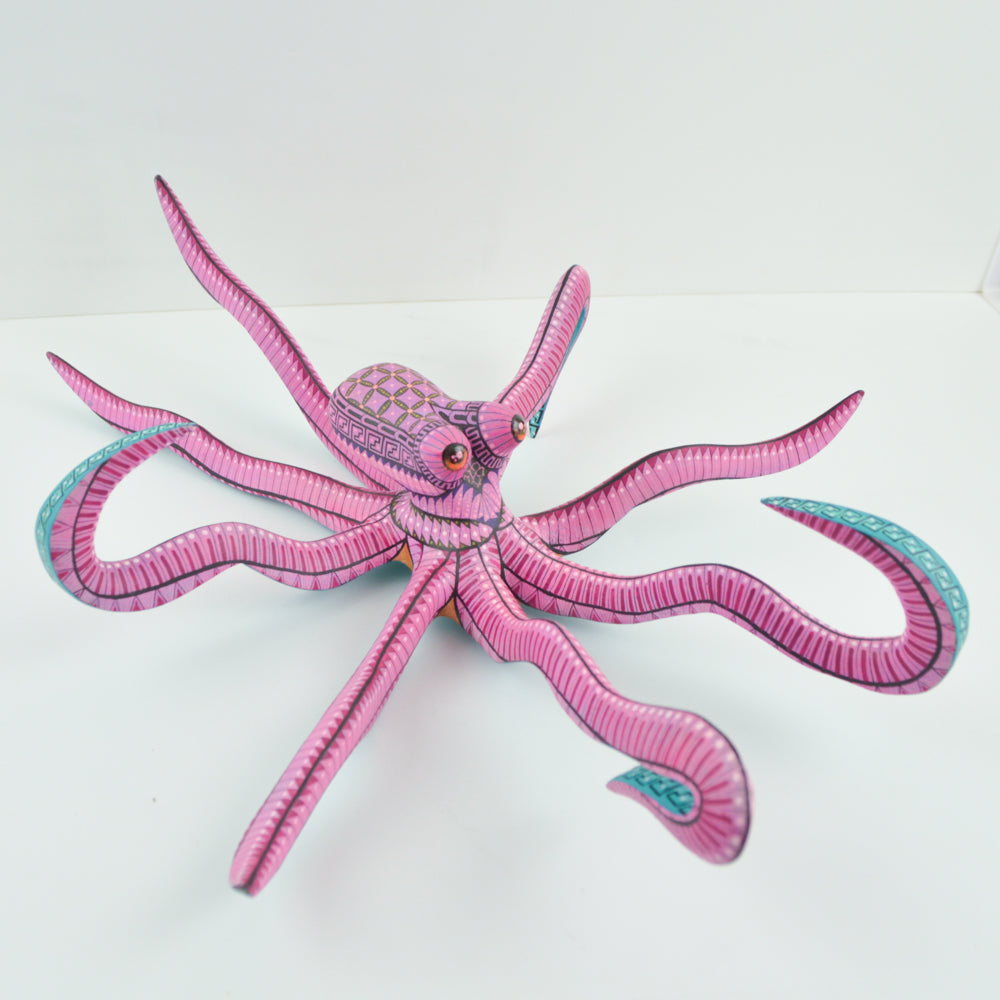 Octopus Alebrije Oaxacan Wood Carving