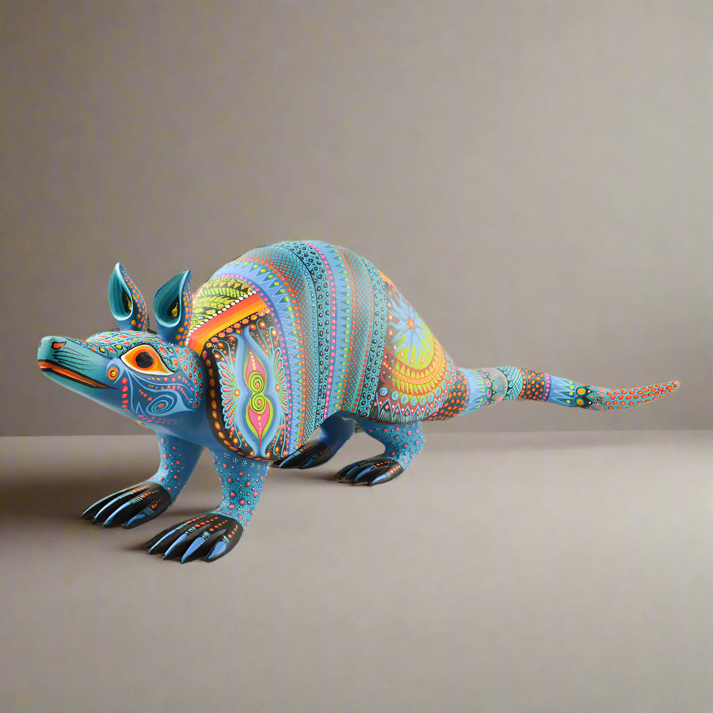 Armadillo Alebrije Oaxacan Wood Carving