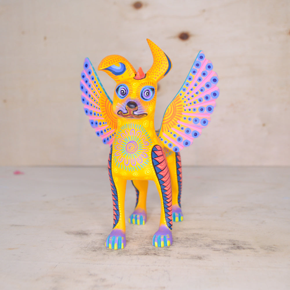 Dante Alebrije Oaxacan Wood Carving - magiamexica.com
