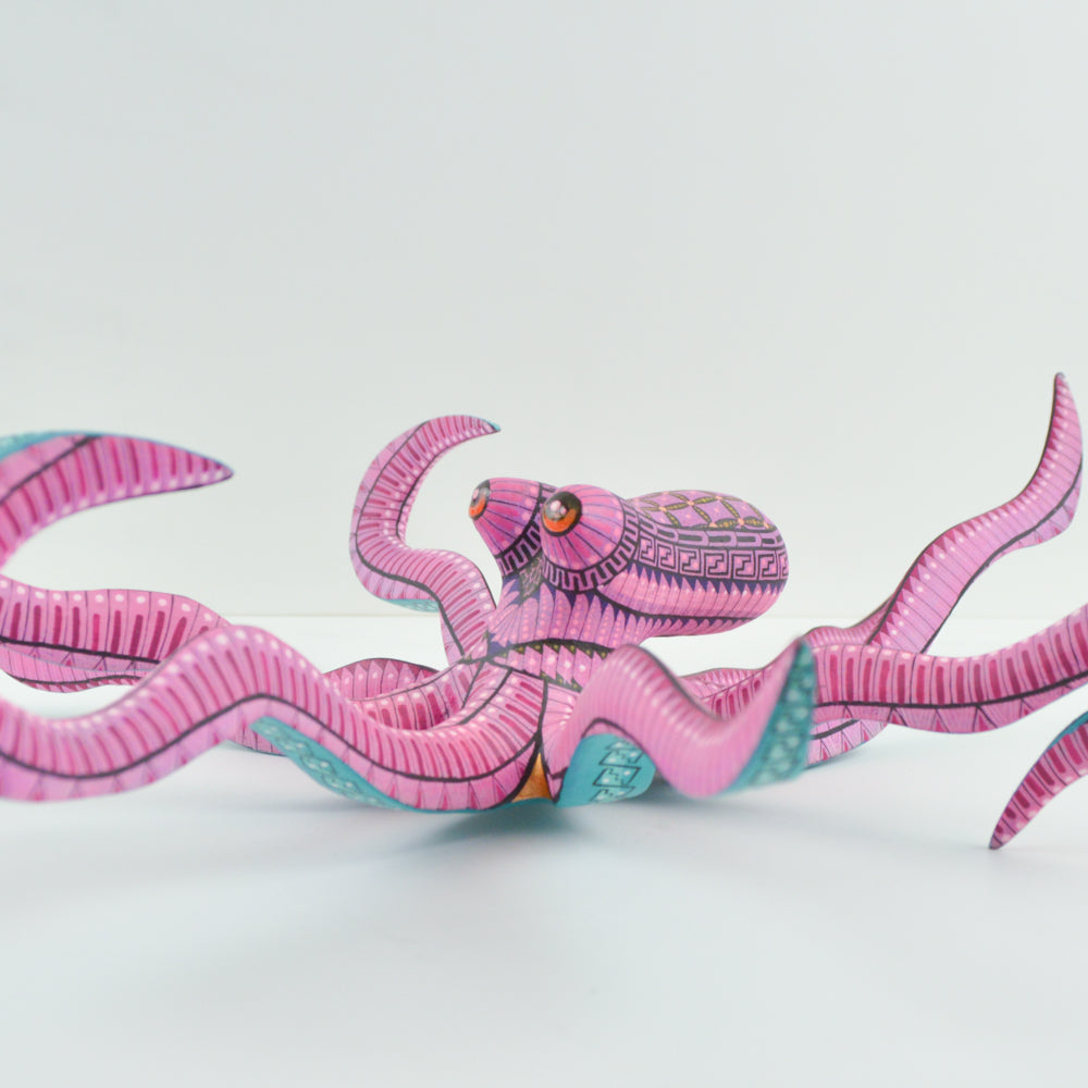 Octopus Alebrije Oaxacan Wood Carving