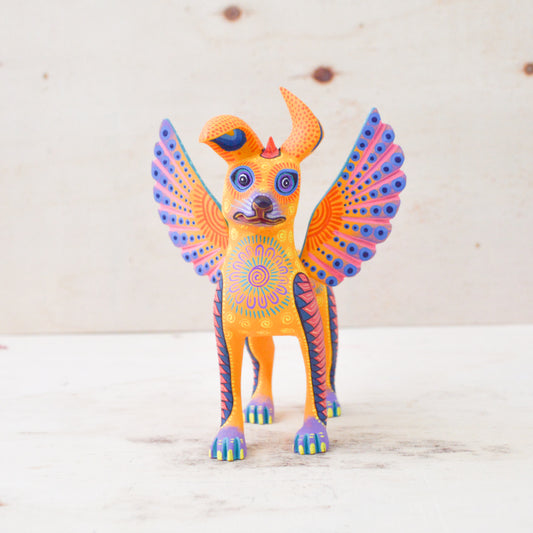 Dante Alebrije Oaxacan Wood Carving - magiamexica.com