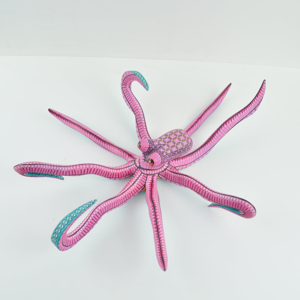 Octopus Alebrije Oaxacan Wood Carving